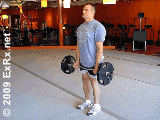standing barbell curl