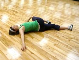 lying glute stretch lying glute stretch