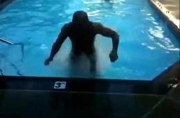 MMA Fighter B.J. Penn Jumps Out of a 3-Foot Pool…With No Hands (Waka Flaka!)
