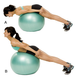 Swiss Ball Back Extension