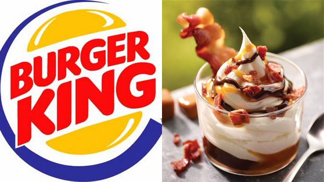 Burger King Bacon Sundar Burger King Bacon Sundae
