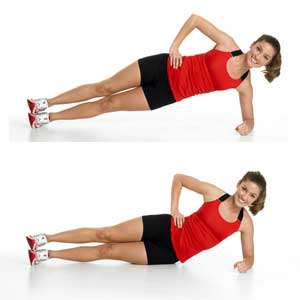 Side Oblique Crunches Side Oblique Crunches