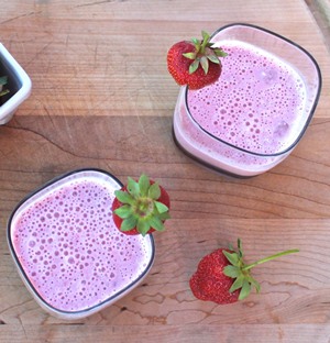 Strawberry Shortcake Protein Smoothie