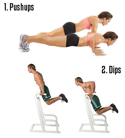 Pushups & Dips Pushups & Dips