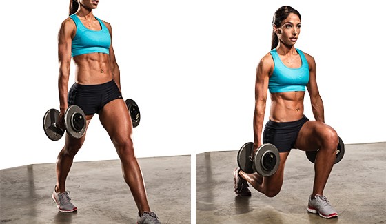 10 Lunge Variations To Perk Up Your Butt, Annihilate Your Abs, And Send Fat Waterfalling