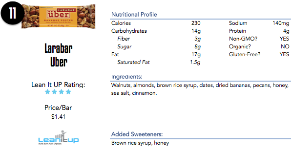 Larabar uber Nutrition, larabar uber, energy bars, best energy bars, best bars, snack bars, nutrition bars, protein bar, granola bars, fruit and nut bars, nut bars, seed bars, paleo bars, gluten free bars, health bars, healthy snack bars, nutrition bar, power bars, powerbar, top energy bars, top bars