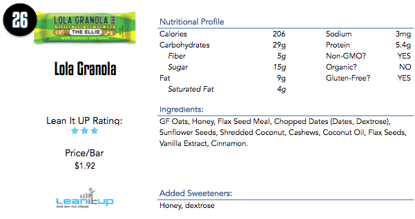 lola granola bar, lola granola bar nutrition, energy bars, best energy bars, best bars, snack bars, nutrition bars, protein bar, granola bars, fruit and nut bars, nut bars, seed bars, paleo bars, gluten free bars, health bars, healthy snack bars, nutrition bar, top energy bars, top bars